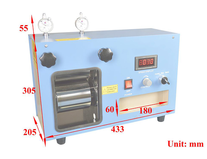 Hot roller press machine AOT-MSK-HRP-MR100DC