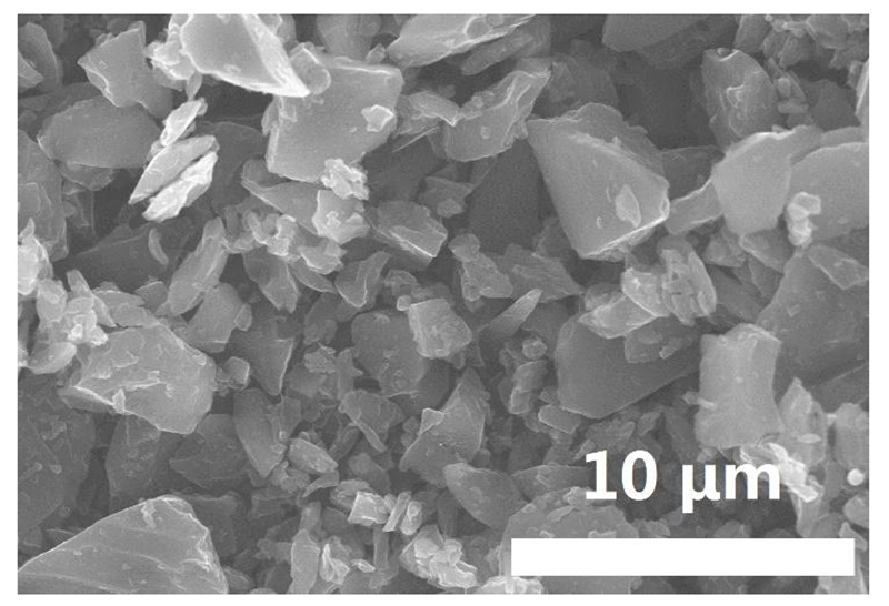Irregular Hard Carbon Powder SEM Image