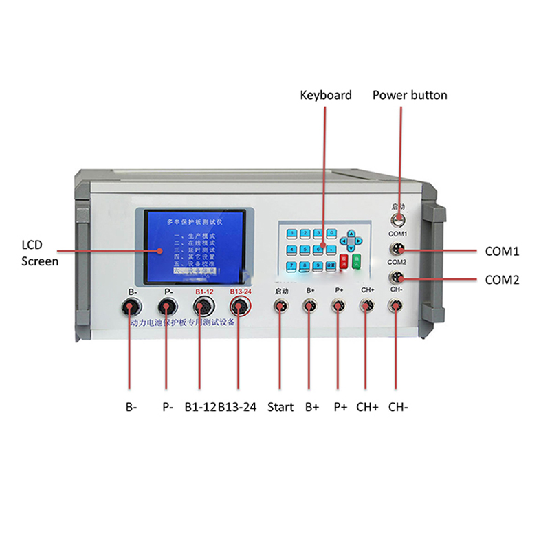 24 Series Cell Pack Protective Plate BMS Tester