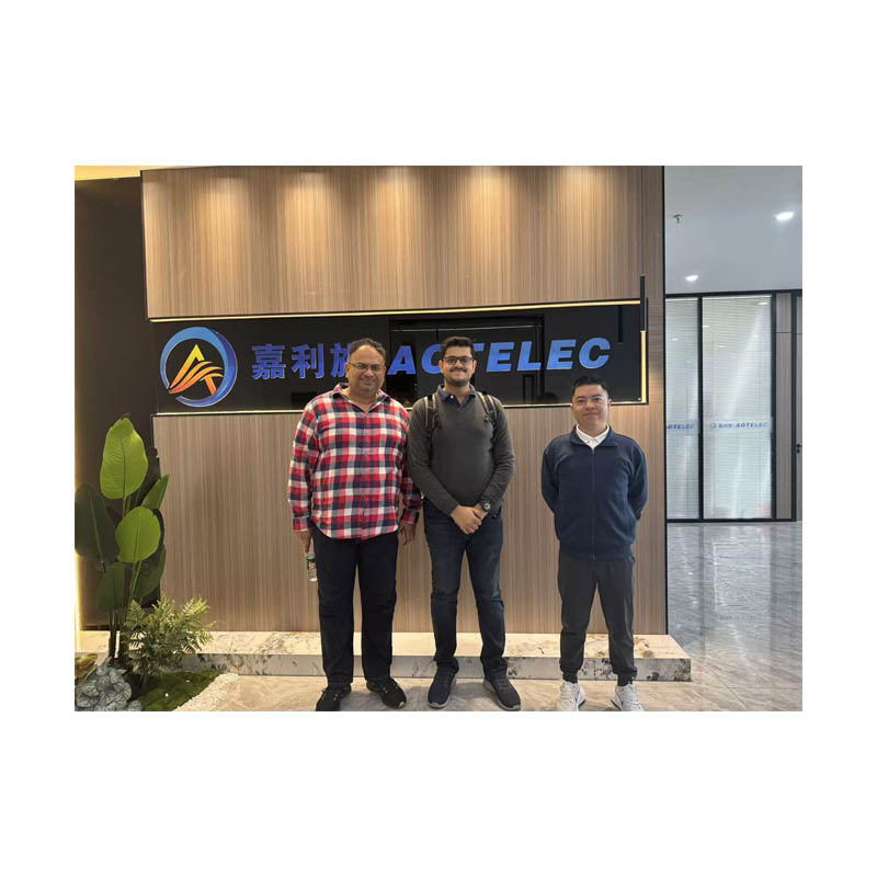 Visita de un cliente de India