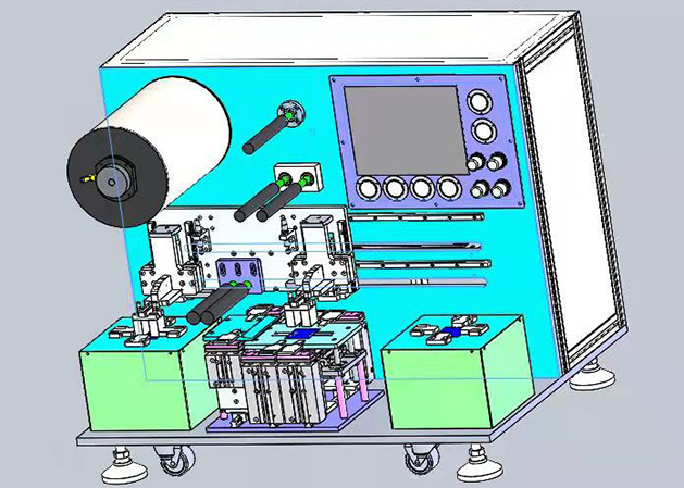 Máquina apiladora de batería de celda de bolsa para laboratorio
