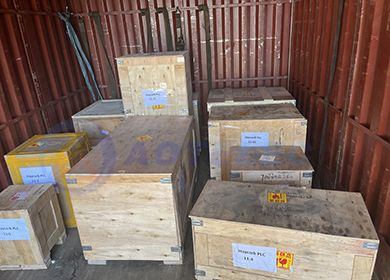 Equipo de batería de celda de bolsa enviado a Sri Lanka